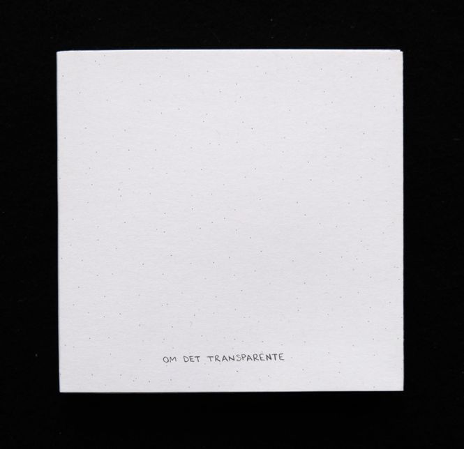 Hovedbilde Kurt Johannessen - OM DET TRANSPARENTE